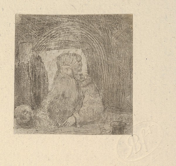 L'Ermite à la Tête de Mort (The Hermit with Skull)