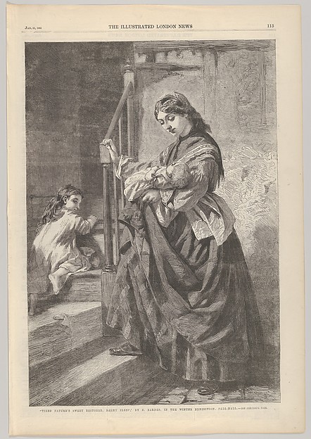 Tired Nature's Sweet Restorer, Balmy Sleep, from "Illustrated London News"