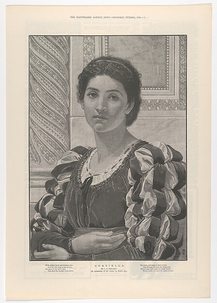 Graziella, from "Illustrated London News" Christmas Number