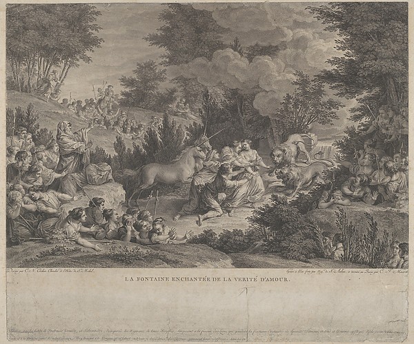 The Enchanted Fountain of Love's Truth (La Fontaine Enchantée de la Verité d'Amour)