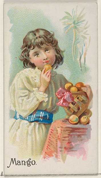 Mango, from the Fruits series (N12) for Allen & Ginter Cigarettes Brands