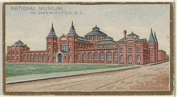 National Museum in Washington, from the General Government and State Capitol Buildings series (N14) for Allen & Ginter Cigarettes Brands