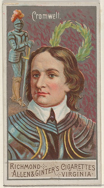 Oliver Cromwell, from the Great Generals series (N15) for Allen & Ginter Cigarettes Brands
