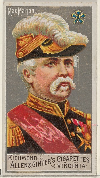 MacMahon, from the Great Generals series (N15) for Allen & Ginter Cigarettes Brands