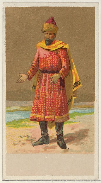 Circassia, from the Natives in Costume series (N16), Teofani Issue, for Allen & Ginter Cigarettes Brands