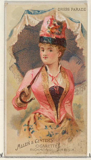 Dress Parade, from the Parasol Drills series (N18) for Allen & Ginter Cigarettes Brands
