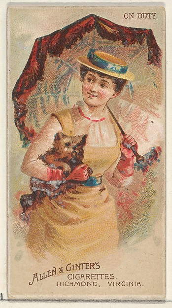 On Duty, from the Parasol Drills series (N18) for Allen & Ginter Cigarettes Brands