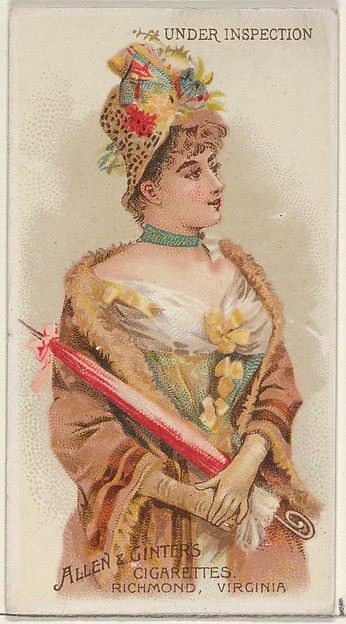 Under Inspection, from the Parasol Drills series (N18) for Allen & Ginter Cigarettes Brands