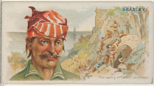 Bradley, The Taking of Castle Lawrence, from the Pirates of the Spanish Main series (N19) for Allen & Ginter Cigarettes