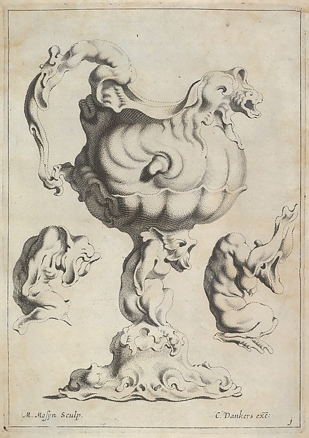 Plate 2, from "Verscheyde Constige Vindigen om in Gout, Silver, Hout en Steen te wercken"