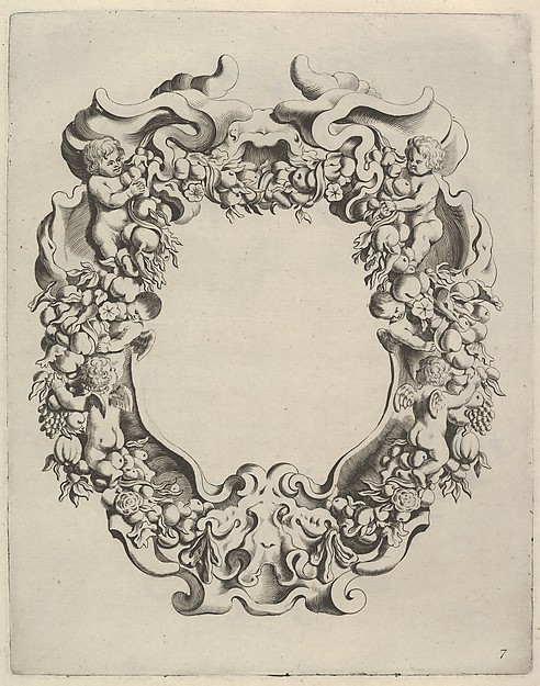 Plate 7 from "Veelderhande Niewe Compartimente"