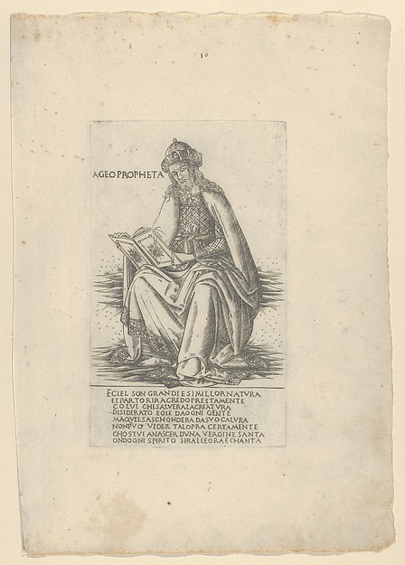 The Prophet Haggai, from Prophets and Sibyls