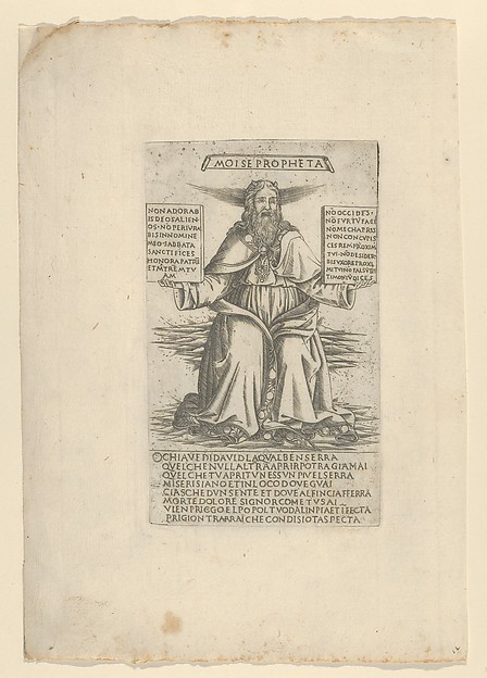 The Prophet Moses, from Prophets and Sibyls
