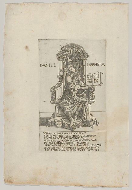 The Prophet Daniel, from "Prophets and Sibyls"