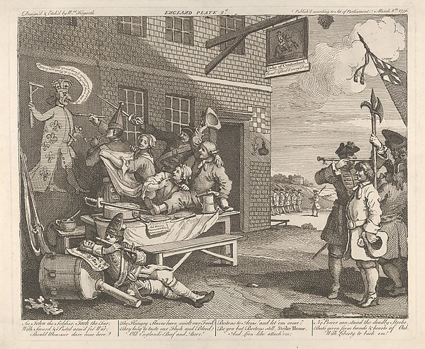 The Invasion, Plate 2: England