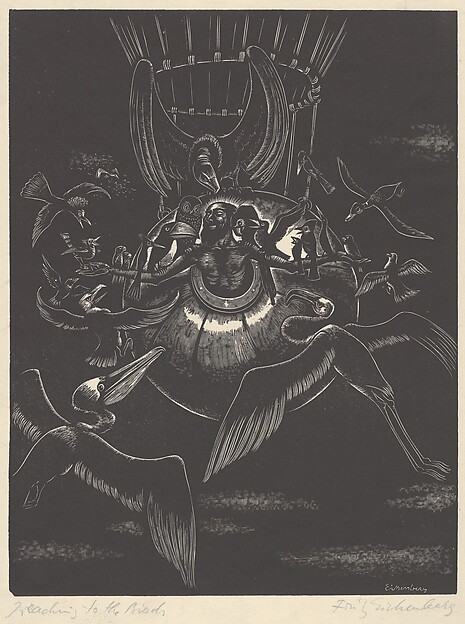 Preaching to the Birds by Fritz Eichenberg