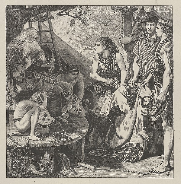 Joseph's Coat, from "Dalziels' Bible Gallery"