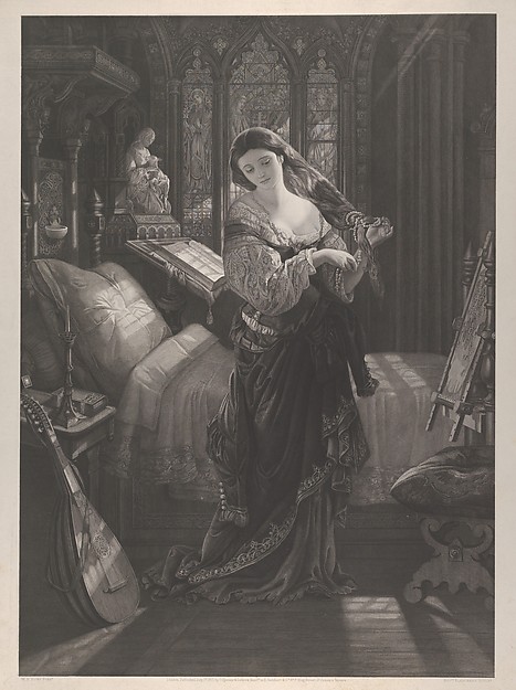 Madeline after Prayer (from John Keats, The Eve of St. Agnes, stanza XIX, lines 4-5)