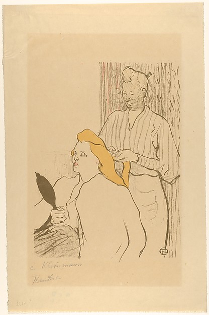 The Coiffure (Playbill for the Théâtre Libre)