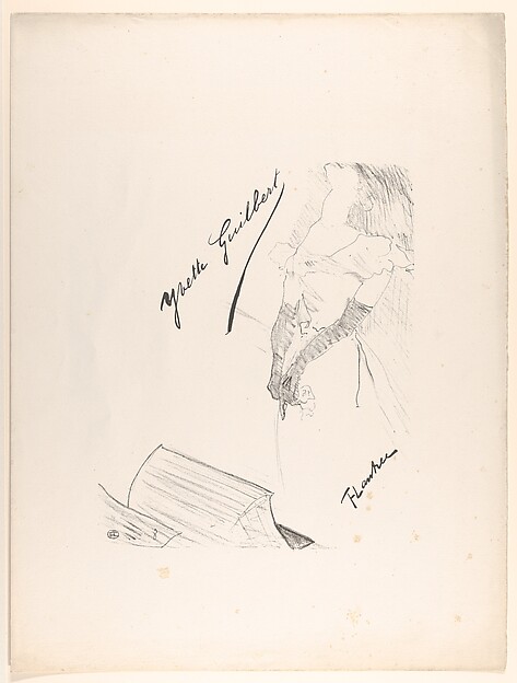 Frontispiece - Yvette Guilbert before the Prompter's Box