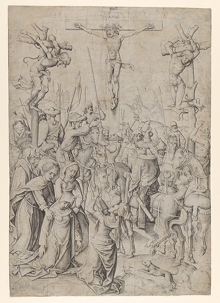The Crucifixion by Master IAM of Zwolle