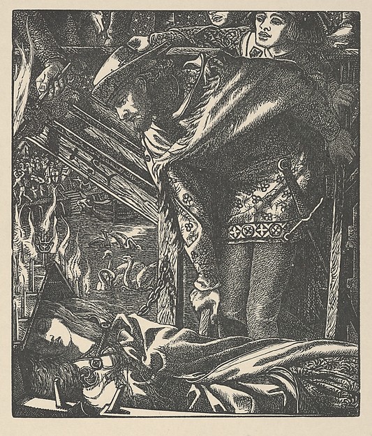 The Lady of Shalott (from Tennyson's Poems, New York, 1903)
