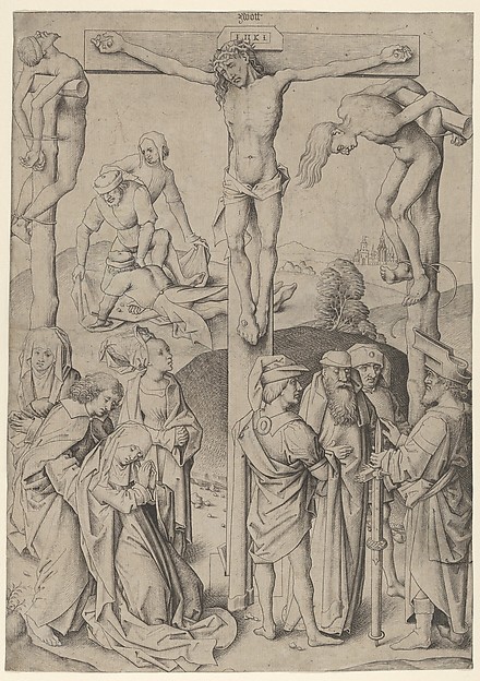 The Crucifixion by Master IAM of Zwolle