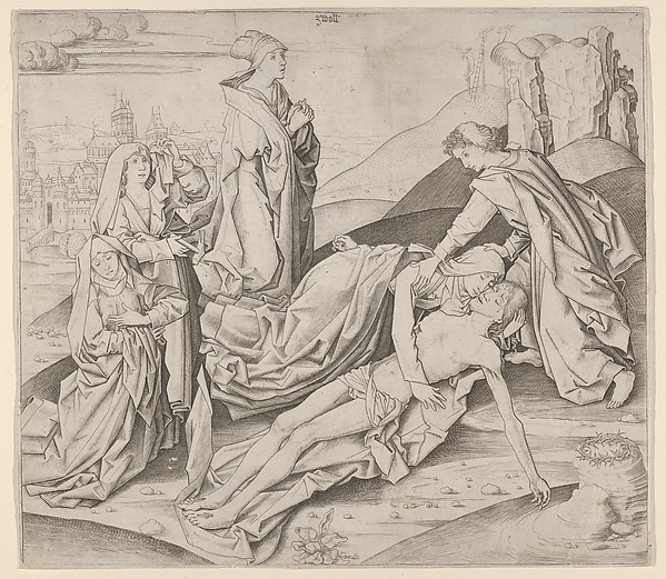 The Lamentation by Master IAM of Zwolle