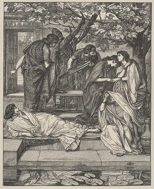 By the Rivers of Babylon, from "Dalziels' Bible Gallery"
