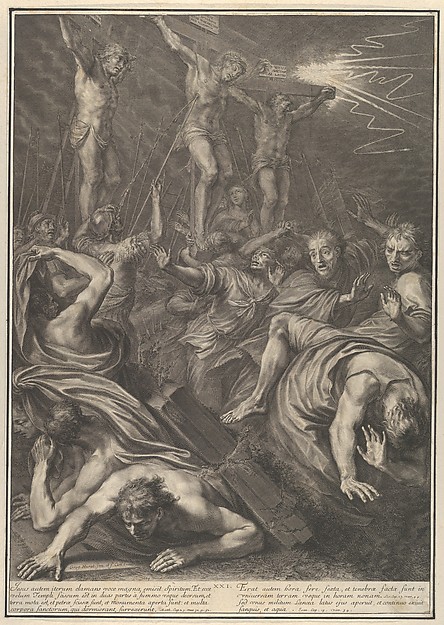 Christ on the Cross, from The Passion of Christ, plate 21 by Grégoire Huret