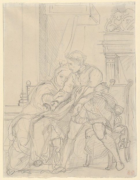 Hamlet Reproaches His Mother