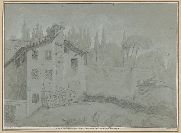 View of the Palatine Hill and the Temple of Romulus