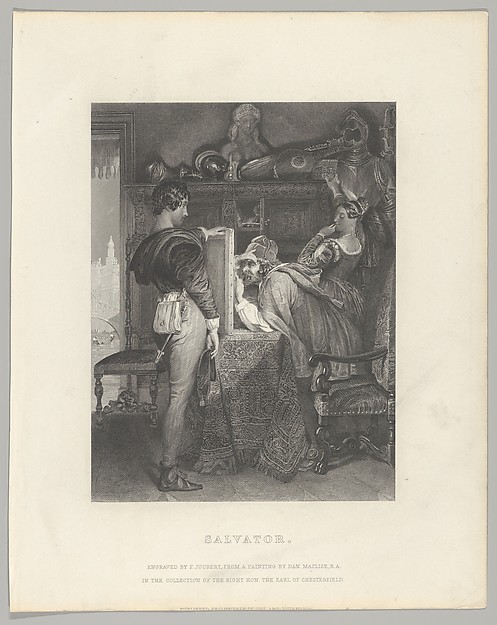 Salvator, from "The Art Union" (later "The Art Journal"), opposite p. 252