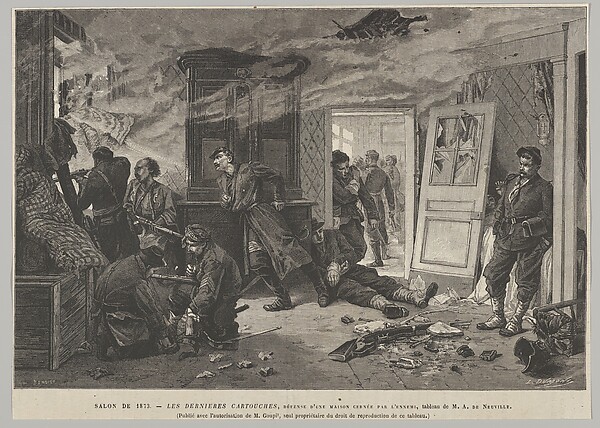 The Last Cartridges, from "L'Univers Illustré"