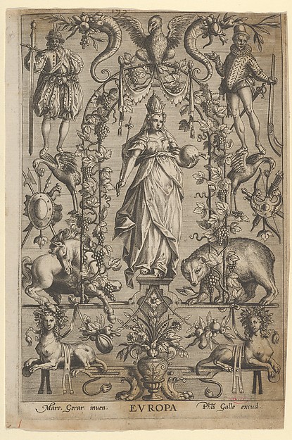 Allegory of Europe, from "The Four Continents"