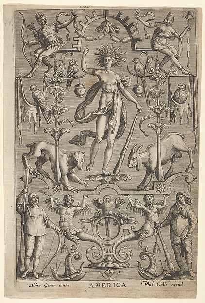 Allegory of America, from "The Four Continents"