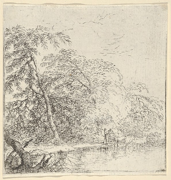 Landscape with a herdsmen