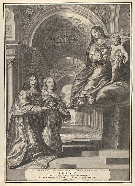 Louis XIII and Anne of Austria Presenting the Dauphin to the Virgin
