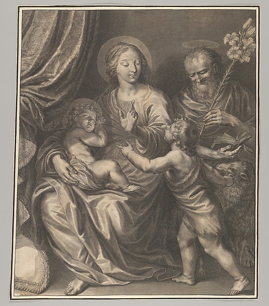 Holy Family with Young St. John the Baptist by Grégoire Huret
