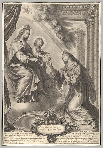 St. Barbara Before the Virgin and Child by Grégoire Huret