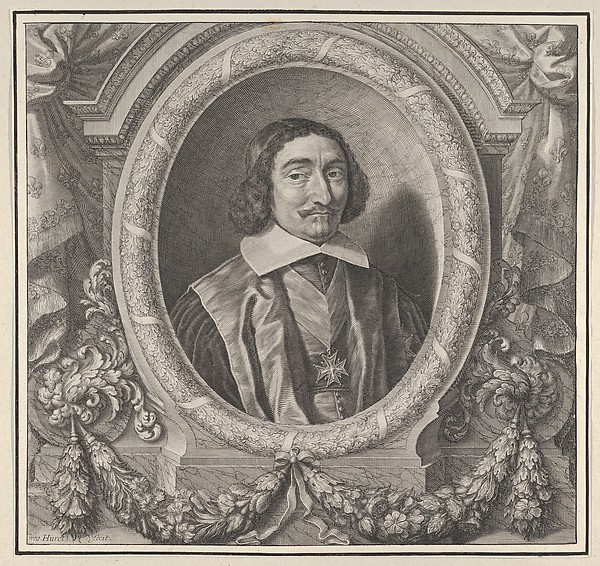 Portrait of a Male Figure Wearing a Maltese Cross