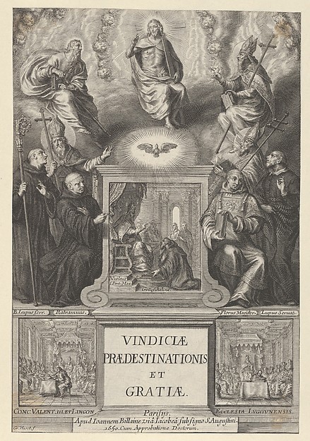 Frontispiece for Vindicae Predestinationis et Gratiae by Grégoire Huret