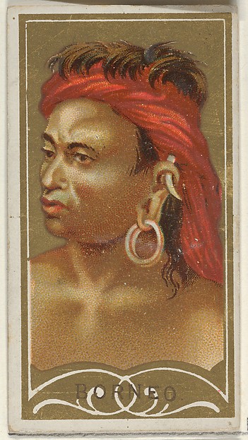 Borneo, from the Types of All Nations series (N24) for Allen & Ginter Cigarettes