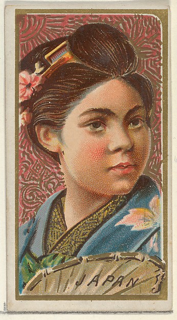 Japan, from the Types of All Nations series (N24) for Allen & Ginter Cigarettes