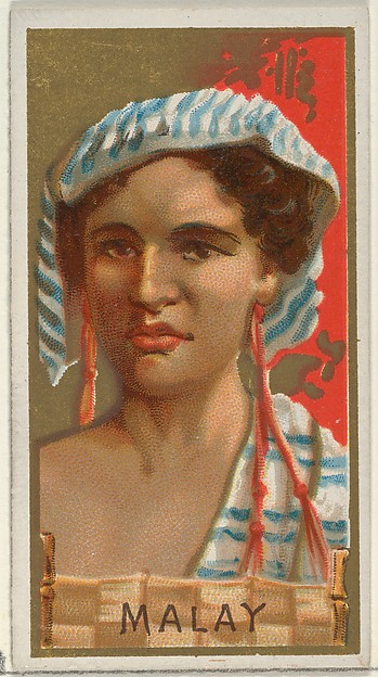 Malay, from the Types of All Nations series (N24) for Allen & Ginter Cigarettes