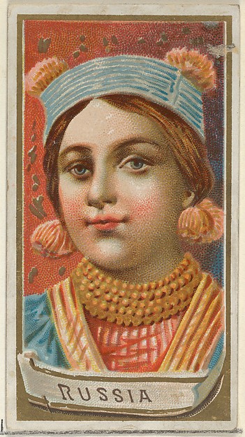 Russia, from the Types of All Nations series (N24) for Allen & Ginter Cigarettes