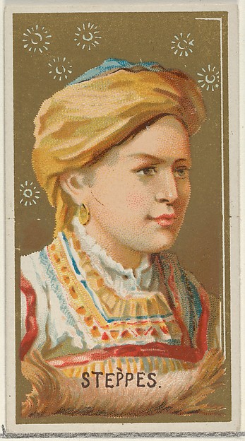 Steppes, from the Types of All Nations series (N24) for Allen & Ginter Cigarettes