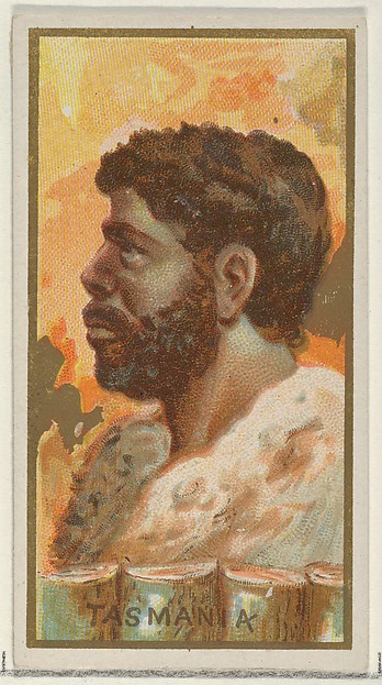 Tasmania, from the Types of All Nations series (N24) for Allen & Ginter Cigarettes