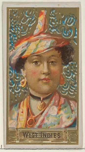 West Indies, from the Types of All Nations series (N24) for Allen & Ginter Cigarettes