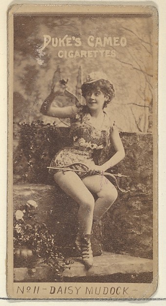 Card Number 11, Daisy Murdoch, from the Actors and Actresses series (N145-4) issued by Duke Sons & Co. to promote Cameo Cigarettes